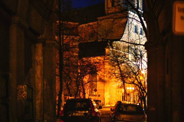 walk through the streets of the old historical part of the New Year's Eve evening Riga13 - Foto, immagini