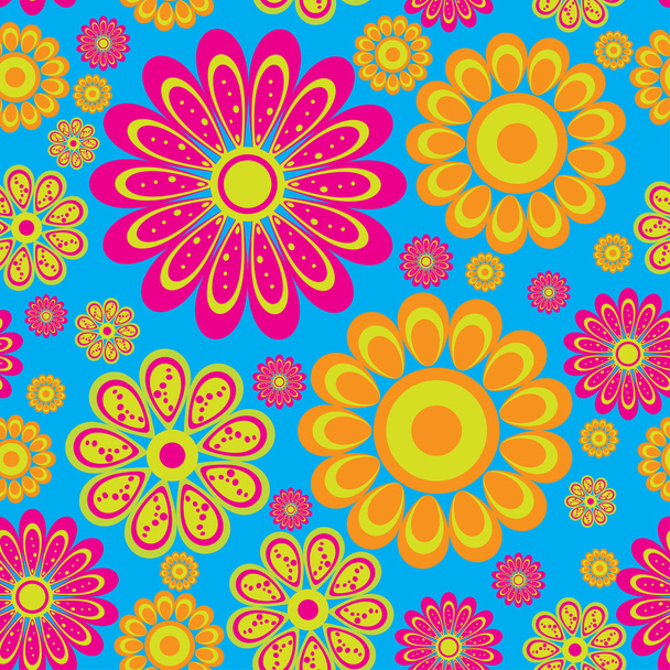 Flower seamless pattern - Vecteur, image