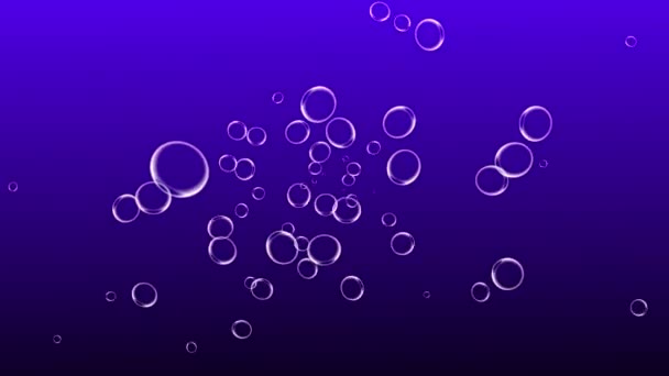 Burbujas de animación en movimiento gráficos de movimiento - Metraje, vídeo