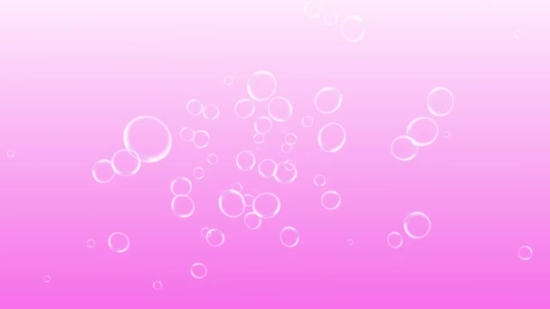 Burbujas de animación en movimiento gráficos de movimiento - Imágenes, Vídeo