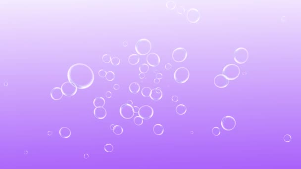 Bubbles moving animation motion graphics - Filmati, video