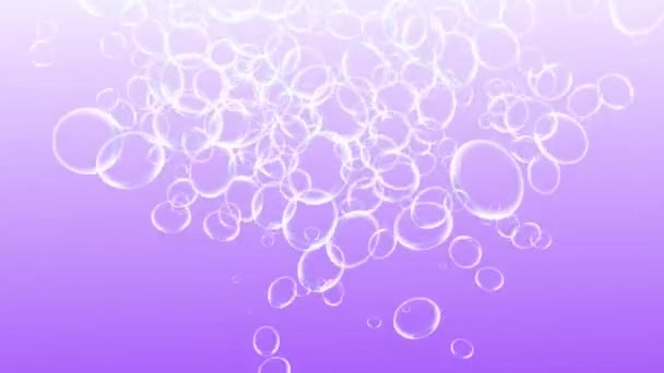 Blasen bewegen Animation Bewegungsgrafik - Filmmaterial, Video