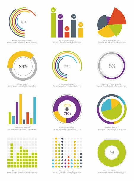 Infographics elements - Wektor, obraz