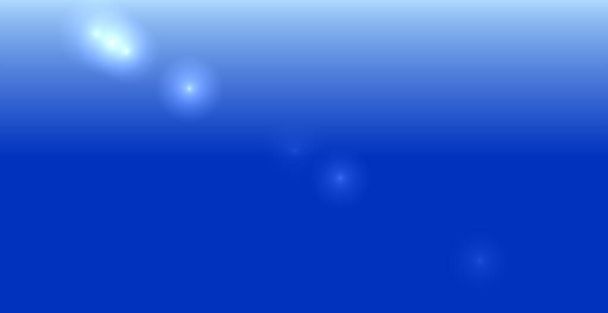 Un fondo brillante de color azul, con tintes de boke blanco en forma de rayos. Para sus insertos y obras. - Foto, Imagen