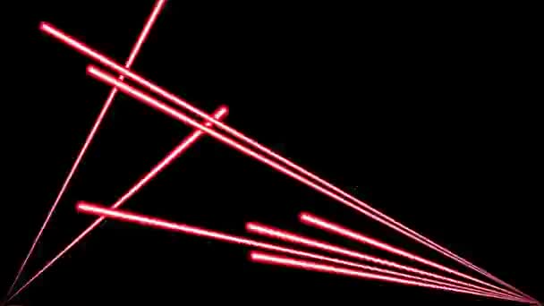 Vaihe asettaa laser valo valokeilan liikkeen grafiikka - Materiaali, video