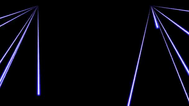 Bühnenbild Laserlicht Scheinwerfer Bewegungsgrafik - Filmmaterial, Video