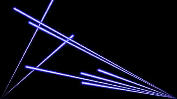 Zestaw sceniczny laserowe światło reflektorów grafika ruchu - Materiał filmowy, wideo