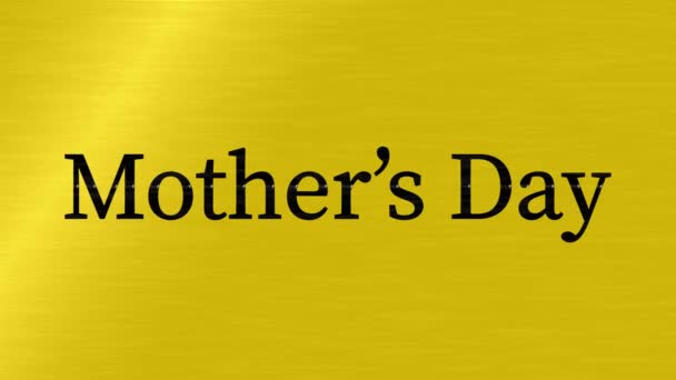 Mother's Day Message Gift Present Motion Graphics - Footage, Video