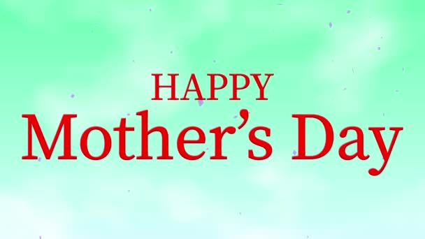 Mother's Day Message Gift Present Motion Graphics - Filmati, video