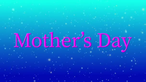 Mensaje del Día de la Madre Regalo Presente Motion Graphics - Imágenes, Vídeo
