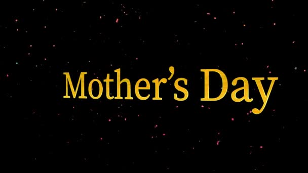Mensaje del Día de la Madre Regalo Presente Motion Graphics - Metraje, vídeo