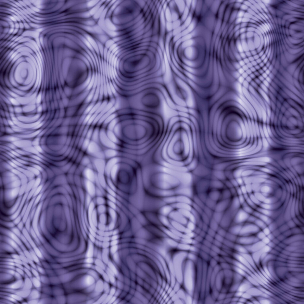 Retro Psychedelic Hypnotic Trippy Acid Swirls Seamless Texture Pattern Purple Lavender Lilac Stripes - Photo, Image