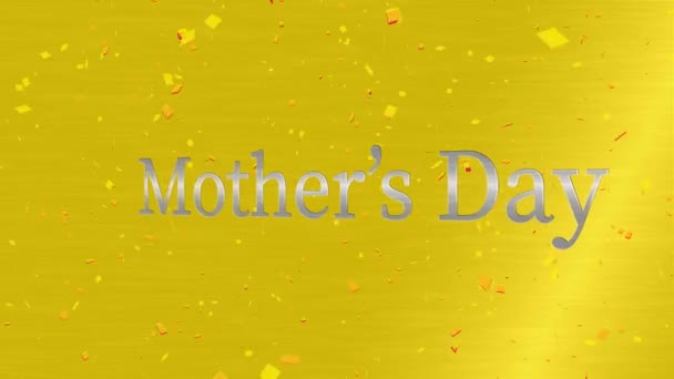 Orędzie Dnia Matki Prezent Prezentacja grafiki ruchu - Materiał filmowy, wideo