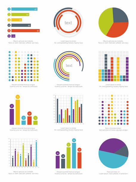 Infographics elements - Vector, Imagen