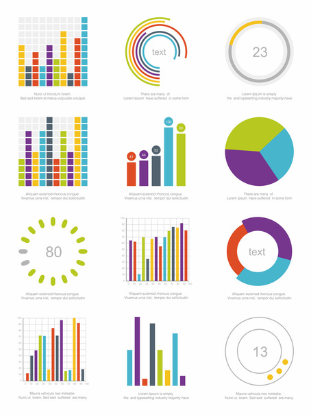 Infographics elements - Vektor, kép