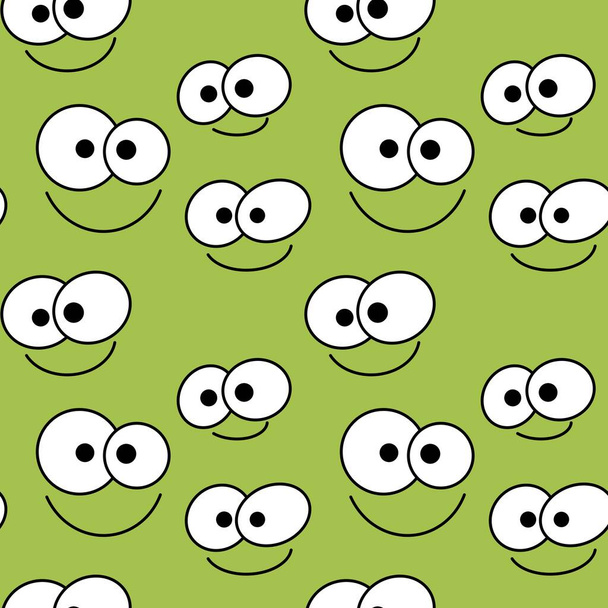 Kids seamless cute face pattern for fabrics and textiles and packaging and gifts and kids and wrapping paper - Photo, image
