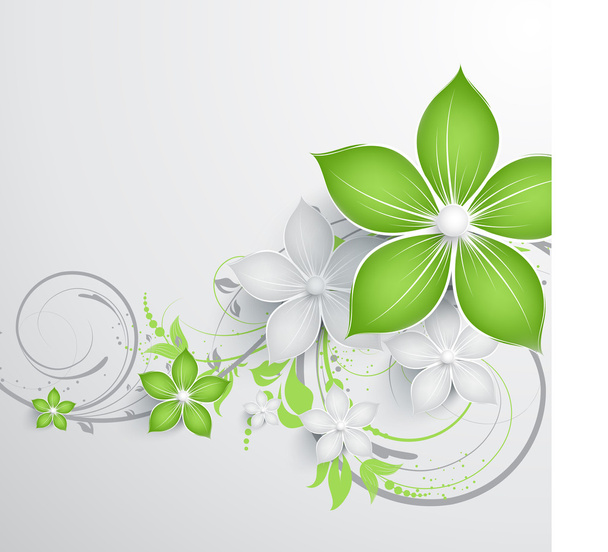 Floral achtergrond voor ontwerp - Vector, afbeelding