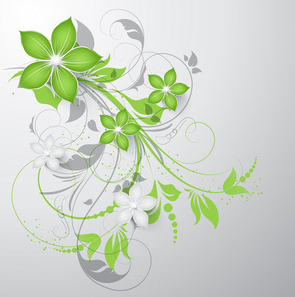 Floral background for design - Vector, Imagen