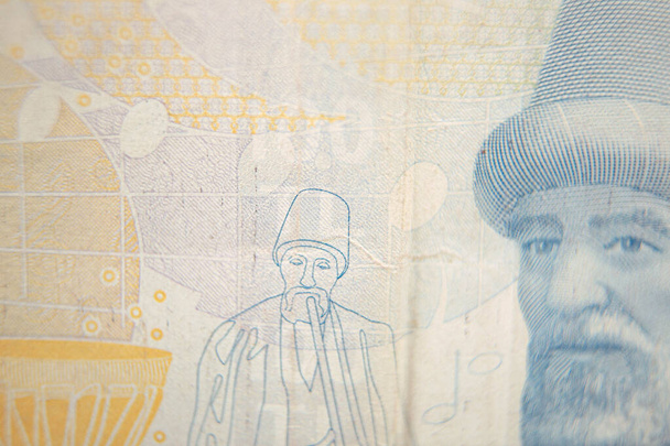 Банкноты турецкой валюты, турецкие лиры - Фото, изображение