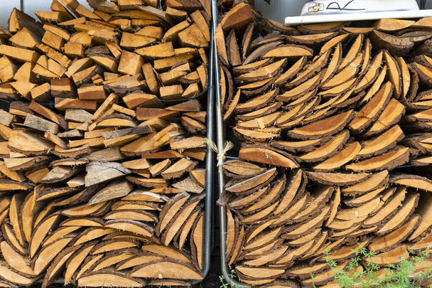 Pattern on stacked blackwood boards - Photo, Image