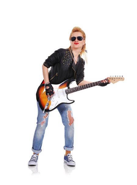 rocker girl - Zdjęcie, obraz