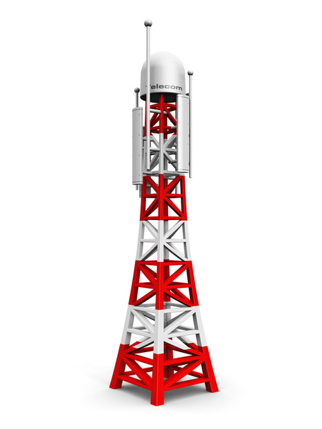 Telecommunication antenna tower - Foto, Bild