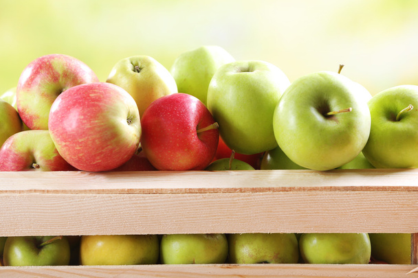 Juicy apples, close-up - Fotografie, Obrázek