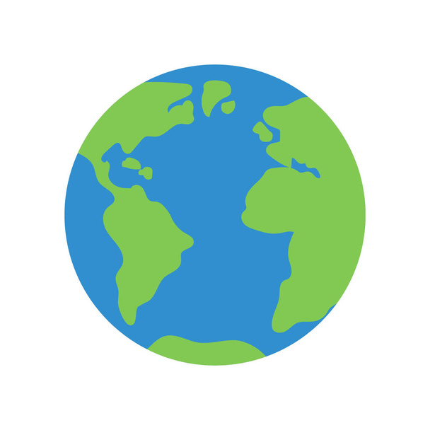 world map icon, vector illustration background - Vektor, Bild