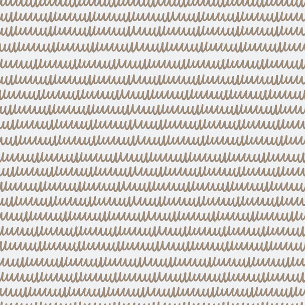 Naadloos patroon met handgetekende krabbels, golvende lijnen op lichte achtergrond - Vector, afbeelding