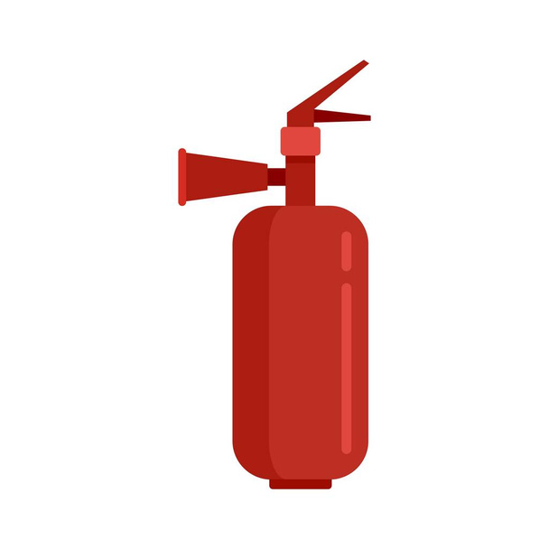 Fire extinguisher help icon flat isolated vector - Vecteur, image
