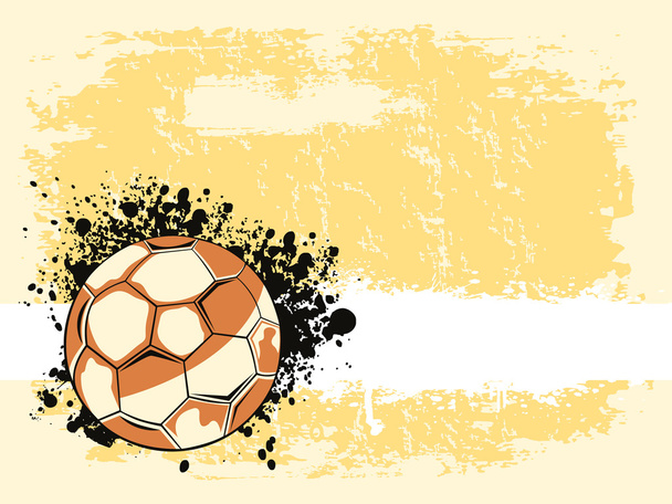 υφή φόντου με grungy ράγκμπι μπάλα - Διάνυσμα, εικόνα