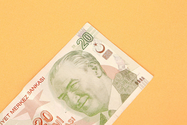 Turkse valuta, Turkse lire bankbiljetten - Foto, afbeelding