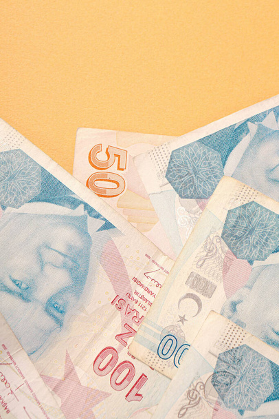 Turecká měna, turecké liry bankovky - Fotografie, Obrázek