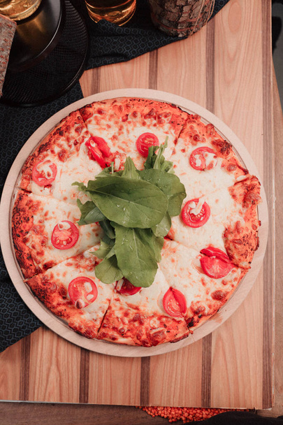 Delicious Mixture pizza Italian food - Photo, Image