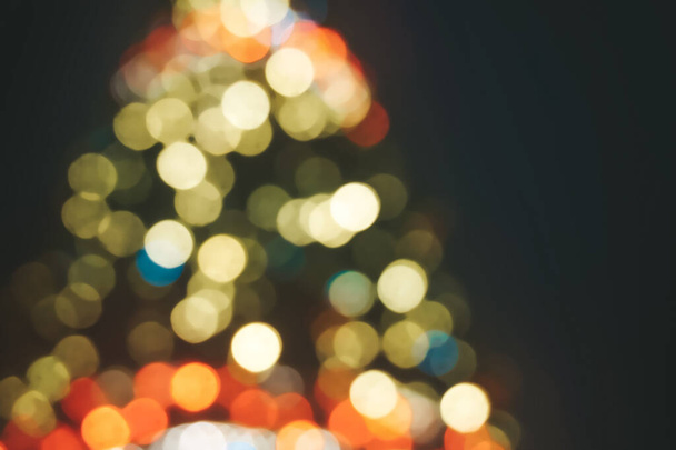 Defocused lights - Christmas tree - Foto, Imagem
