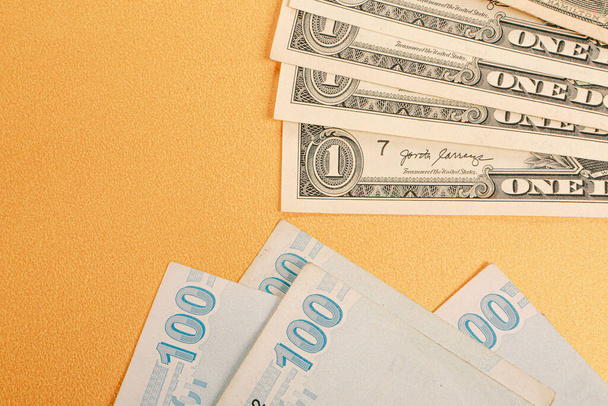 Türk Lirası ve Amerikan Doları - Fotoğraf, Görsel