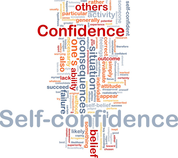 La confianza en sí mismo es un concepto básico
 - Foto, imagen