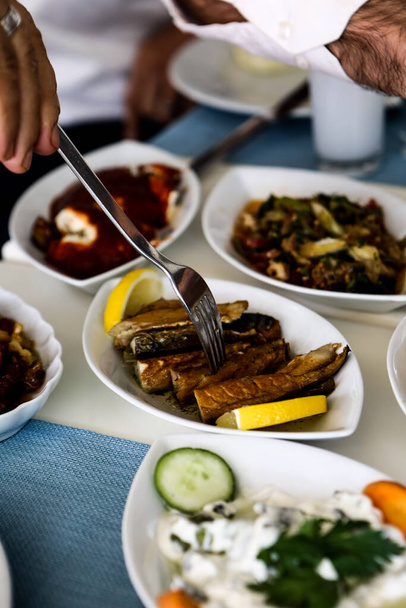mesa de meze jantar tradicional turco e grego - Foto, Imagem