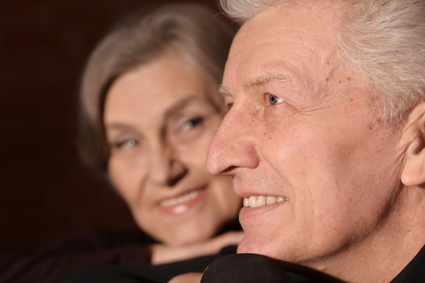 Portrait of a happy senior couple - Fotó, kép