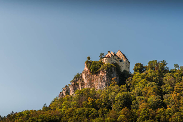 Castillo de Werenwag en el Alto Valle del Danubio, Hausen im Tal, Parque natural del Alto Danubio, distrito de Sigmaringen, Baden-Wuerttemberg, Alemania - Foto, Imagen