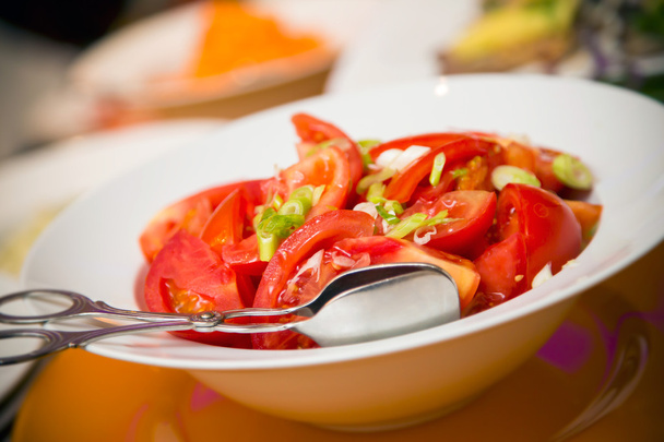 tomatensalade - Foto, afbeelding