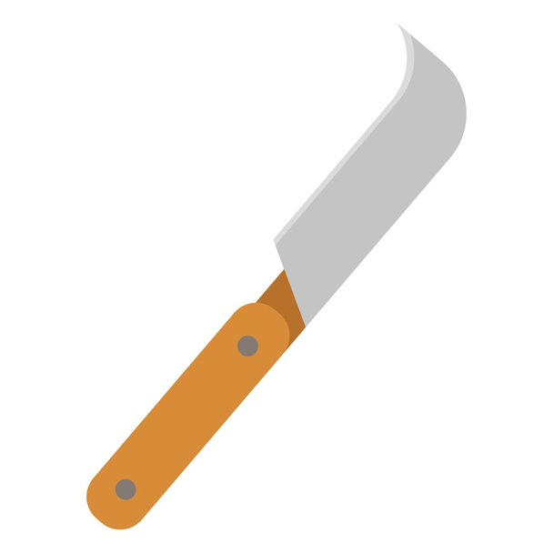 cuchillo de jardín clipart plana vector ilustración - Vector, Imagen