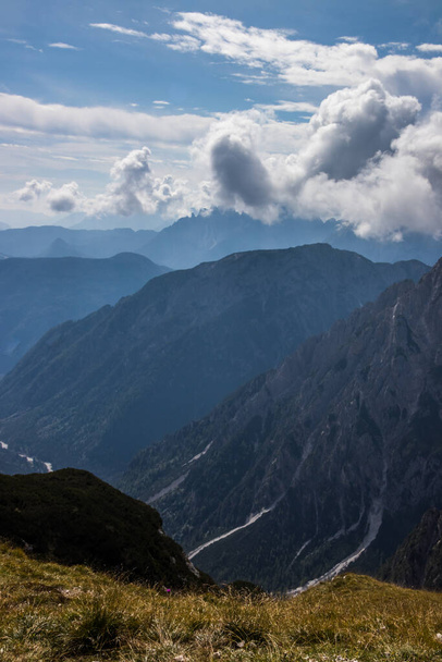 Mountain trail Tre Cime di Lavaredo in Dolomites in Italy - Фото, зображення