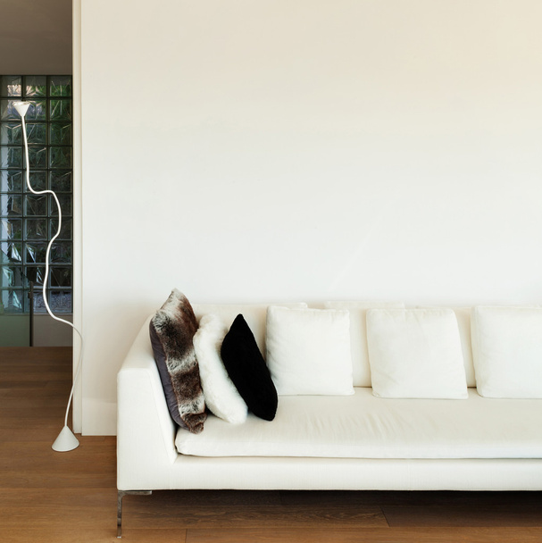 Modern house, living room - Foto, imagen