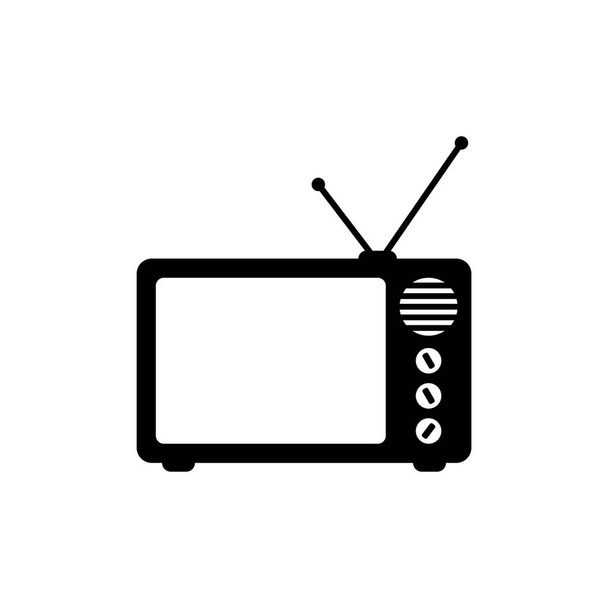 Old TV icon design template vector isolated - Vector, imagen