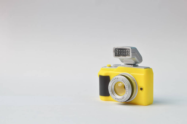 Toy camera isolated on a white background - Foto, Imagem