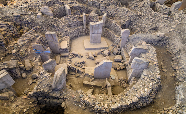 Gobekli Tepe in Sanliurfa, Turkey. The Ancient Site of Gobeklitepe is The Oldest Temple of the World. UNESCO World Heritage site. - Photo, Image
