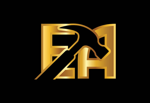 Alkuperäinen kirjain E Logo Design Vector. Graafiset aakkoset Symbol Corporate Business Identity - Vektori, kuva