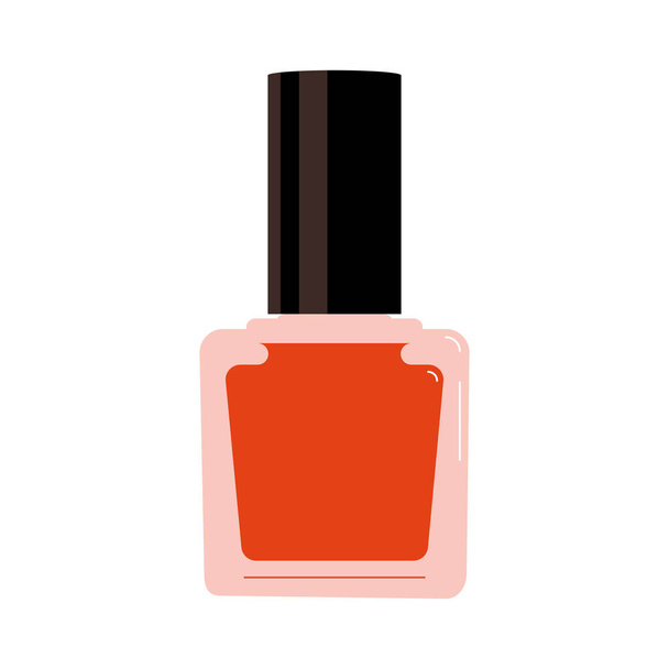 esmalte de uñas rojo - Vector, Imagen