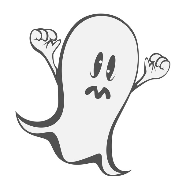 Funny freaky ghost - Vector, Image